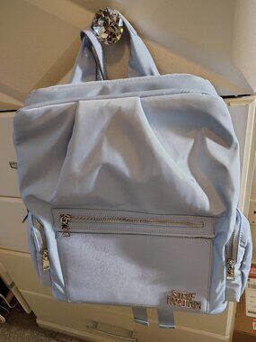 STEVE MADDEN SET Backback w/Matching Wrist Mini bag in Coral & Blk Gold Accents Steve Madden | Bags | Steve Madden Set Backback Wmatching  main image 2